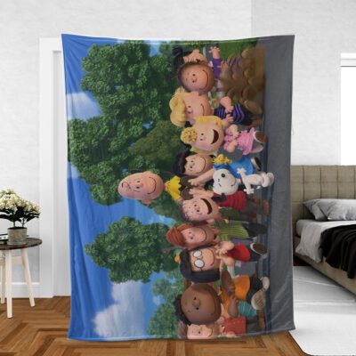 Peanuts All Characters Gift For Fan, Snoopy Charlie Brown Woodstock Pig Pen Comfy Sofa Throw Blanket Gift 1 Snoopy Charlie Brown Woodstock Pig Pen Comfy Sofa Throw Blanket Gift