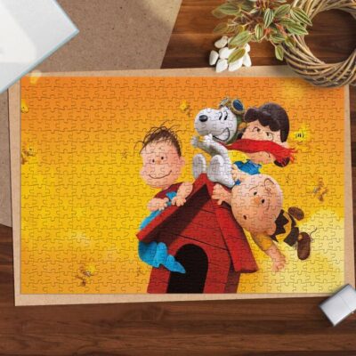 Peanuts All Characters Jigsaw Puzzle Game, Snoopy Charlie Brown Woodstock Pig Pen 2 Fan Gift