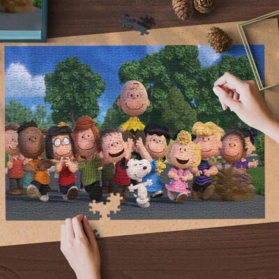 Peanuts All Characters Jigsaw Puzzle Game Snoopy Charlie Brown Woodstock Pig Pen Fan Gift 2