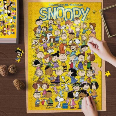Peanuts Snoopy And Friends Gifts Lover Jigsaw Puzzle Game, Snoopy The Peanuts Fan Gift,Snoopy Puzzle Peanuts Cartoon 2