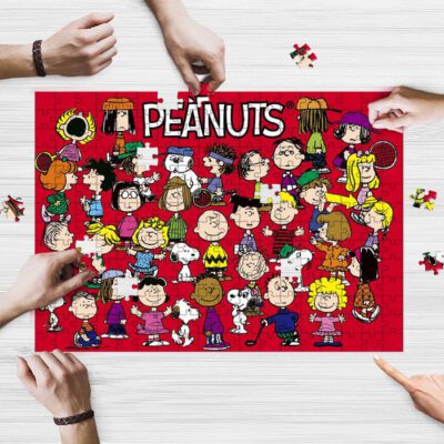Peanuts Snoopy And Friends Gifts Lover Jigsaw Puzzle Game, Snoopy The Peanuts Fan Gift,Snoopy Puzzle Peanuts Cartoon