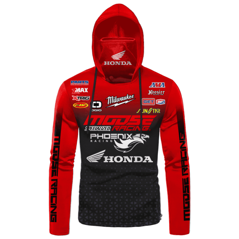 Personalized Phoenix Motogp Racing Honda Moose Racing Gaiter Hoodie 740 1