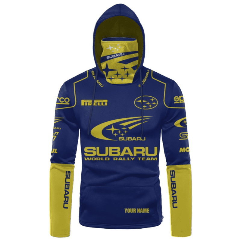 Personalized Subaru World Rally Team Racing Gaiter Hoodie 771 1