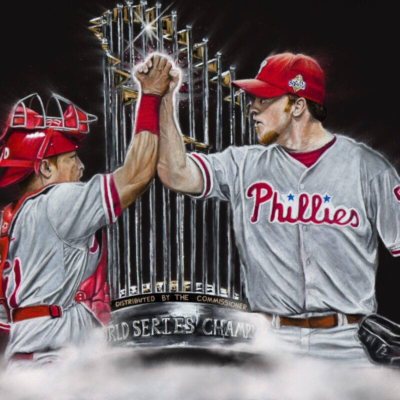 Philadelphia Phillies Dynamic Duo Canvas Prints Wall Art Decor 1