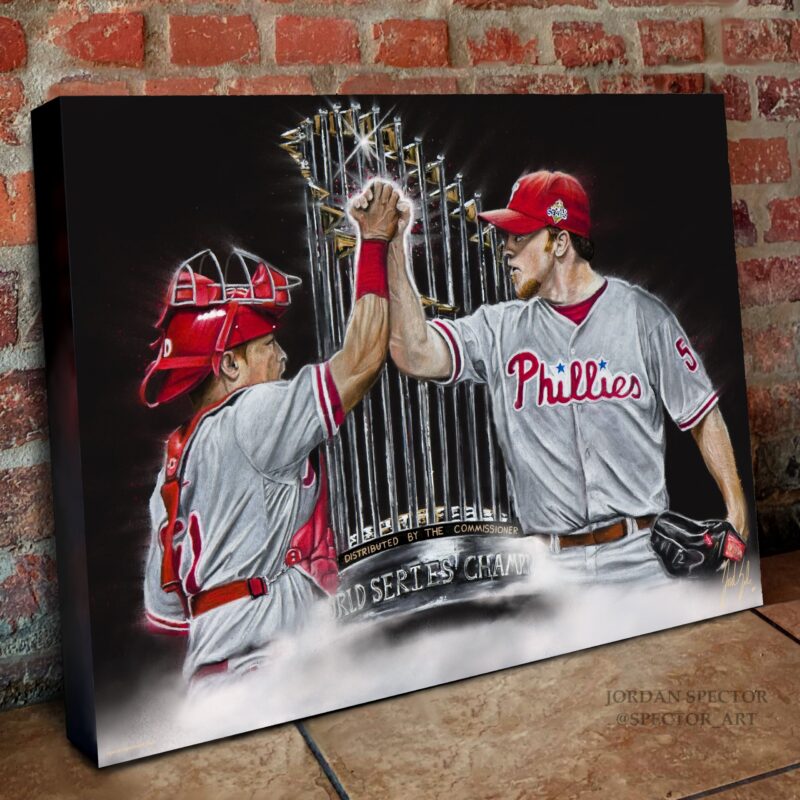 Philadelphia Phillies Dynamic Duo Canvas Prints Wall Art Decor 2