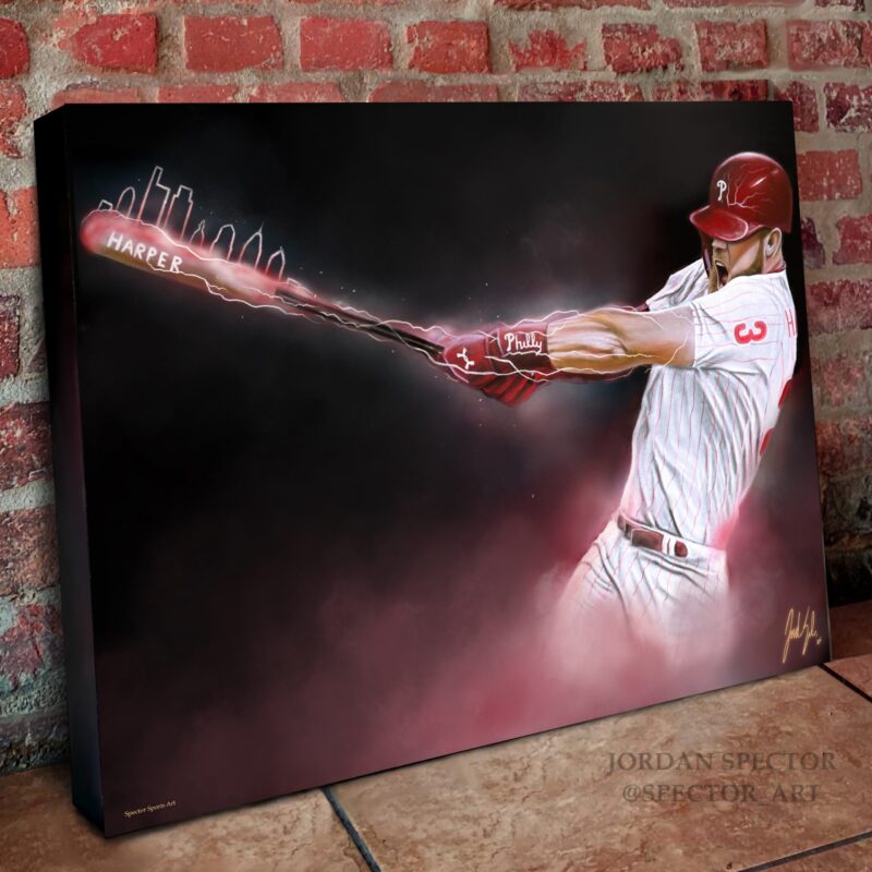 Phillies Bryce Harper Phully Loaded Canvas Prints Wall Art Decor 1