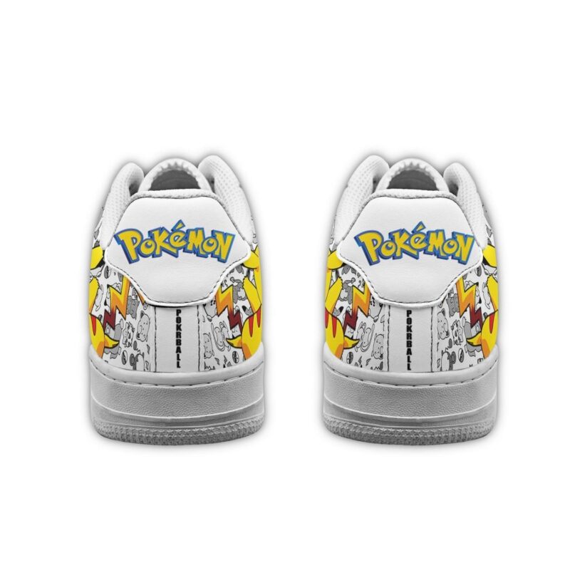 Pikachu Sneakers Pokemon Shoes Fan Gift Idea Air Force 1 Sneakers 2