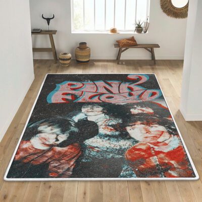 Pink Floyd Bleaches Poster The Band ,Pink Floyd Area Rug,Pink Floyd gift,Area Rug Living Room Rug Floor Decor 1 Pink Floyd Area Rug