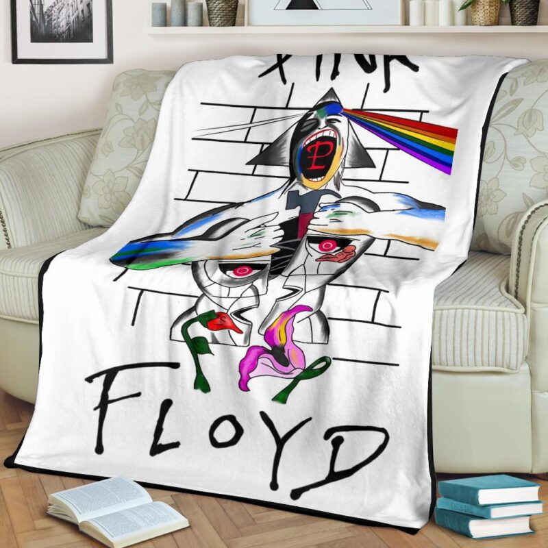 Pink Floyd Music Band Fleece Blanket