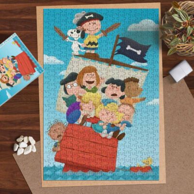 Pirate Snoopy Charlie Brown The Peanuts Cartoon 17 Gifts Lover Jigsaw Puzzle Game,Snoopy The Peanuts Fan Gift,Snoopy The Peanuts Lover Gift