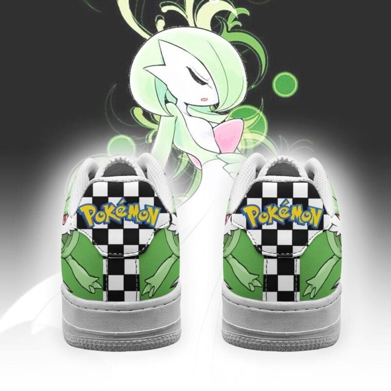 Poke Gardevoir Sneakers Checkerboard Custom Pokemon Shoes Air Force 1 Sneakers 2