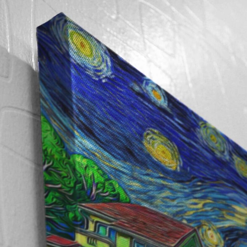 Ponyo Starry Night Studio Ghibli Canvas Poster Print Wall Art Decor 2