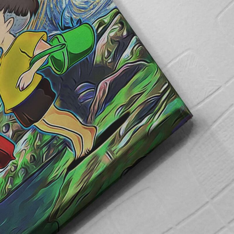 Ponyo Starry Night Studio Ghibli Canvas Poster Print Wall Art Decor 3