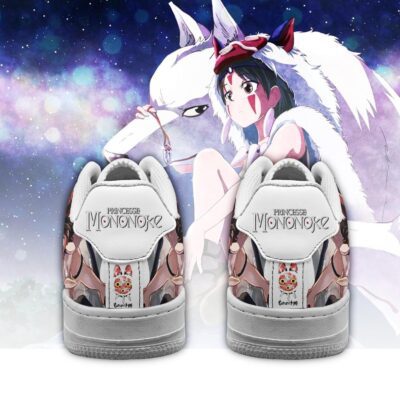 Princess Mononoke Sneakers Anime Shoes Costume Air Force 1 Sneakers 2