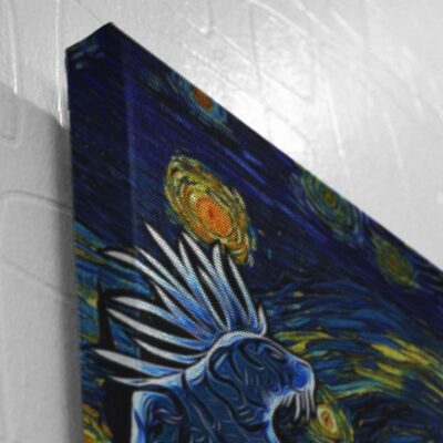 Princess Mononoke Starry Night Studio Ghibli Canvas Poster Print Wall Art Decor 2