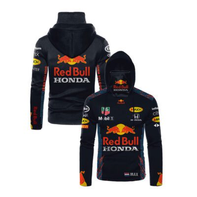 Red Bull Honda Max Verstappen F1 Racing Teamblack Jersey Style Gift For Verstappen And Red Bull Honda Fans Gaiter Hoodie GH0383