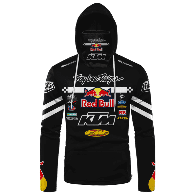 Red Bull Ktm Factory Fmf Troy Lee Designs Gaiter Hoodie 708 1
