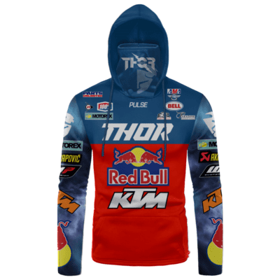 Red Bull Ktm Factory Motogp Racing Thor Pulse Gaiter Hoodie 709 1