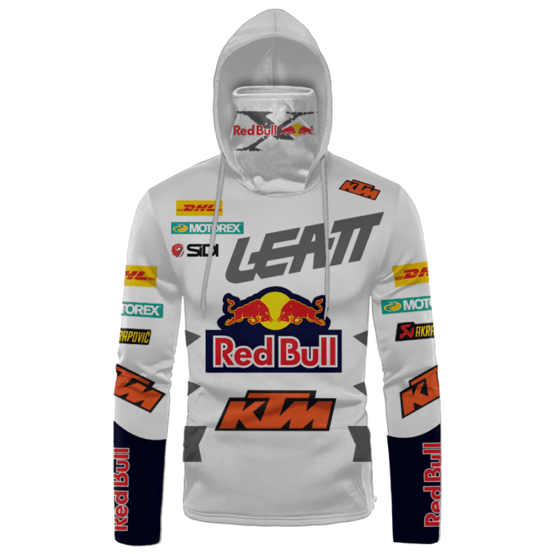 Red Bull Ktm Factory Racing Leatt All over print Gaiter Hoodie 654 1