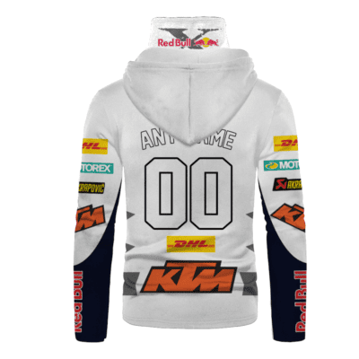 Red Bull Ktm Factory Racing Leatt All over print Gaiter Hoodie 654 2