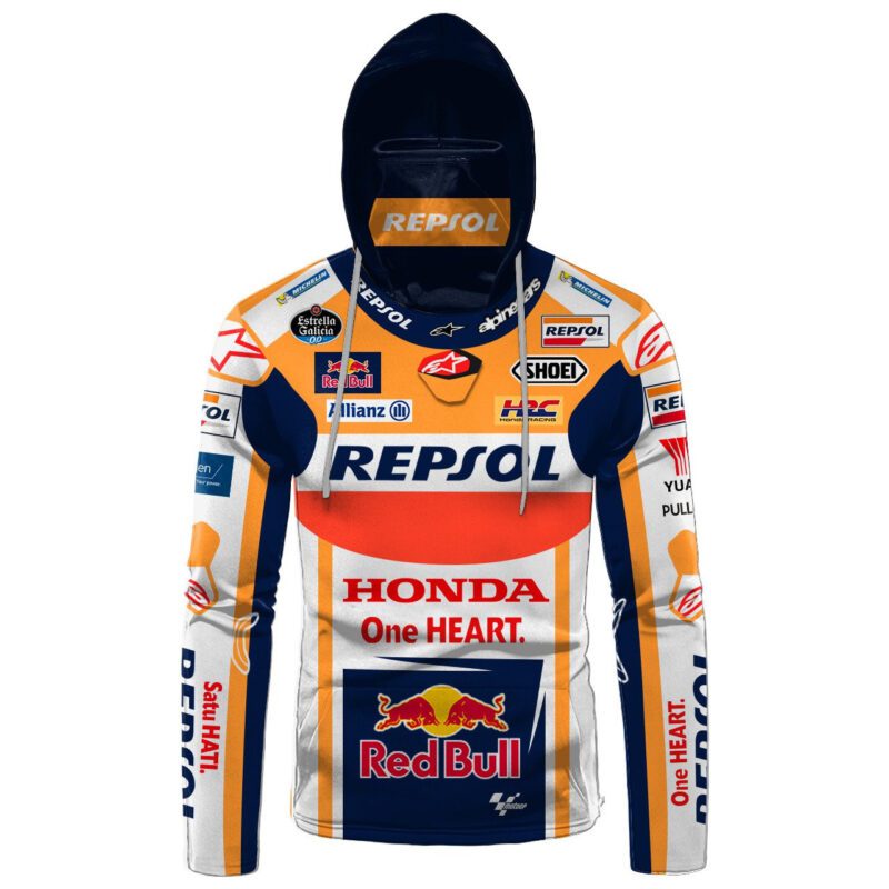 Repsol Honda Motogp Racing Red Bull Gaiter Hoodie 675 1