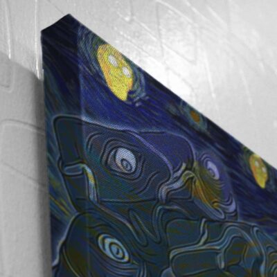 Rick and Morty Starry Night Canvas Poster Print Wall Art Decor 2 Rick and Morty Starry Night Canvas Poster Print Wall Art Decor 2