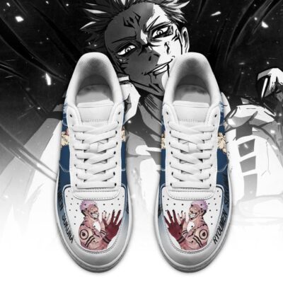 Ryoumen Sukuna Jujutsu Kaisen Air Force 1 Sneakers Custom Anime Shoes 1 Ryoumen Sukuna Jujutsu Kaisen Air Force 1 Sneakers Custom Anime Shoes 1