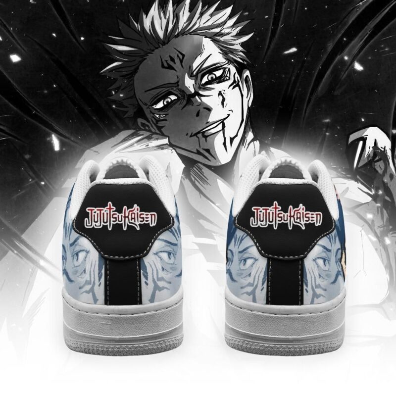 Ryoumen Sukuna Jujutsu Kaisen Air Force 1 Sneakers Custom Anime Shoes 2