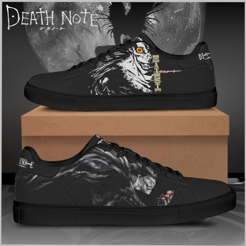 Ryuk Death Note Low Top Leather Skate Shoes