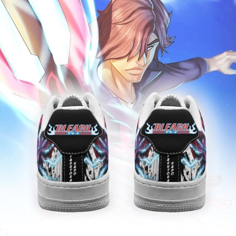 Sado Chad Sneakers Bleach Anime Shoes Fan Gift Idea Air Force 1 Sneakers 2