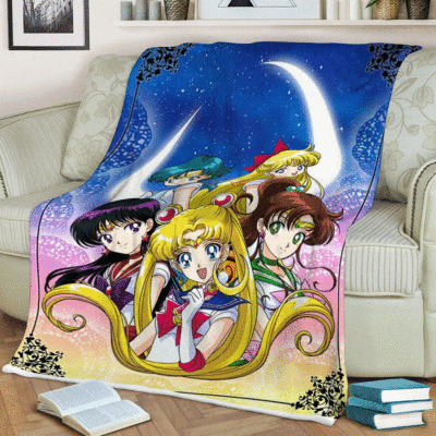 Sailor Moon Manga Gift Fan ,Sailor Moon Manga Premium Comfy Sofa Throw Blanket Gift 1 Sailor Moon Manga Premium Comfy Sofa Throw Blanket Gift