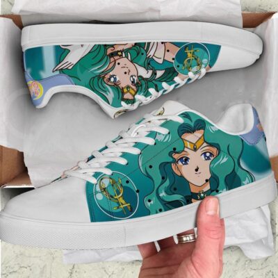 Sailor Neptune Sailor Moon Low Top Leather Stan Smith Shoes SST1394 1 Tennis Shoes