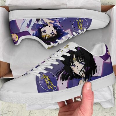 Sailor Saturn Sailor Moon Low Top Leather Stan Smith Shoes SST1396 1 Tennis Shoes