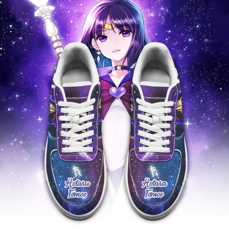 Sailor Saturn Sneakers Sailor Moon Anime Shoes Fan Gift Air Force 1 Sneakers 1