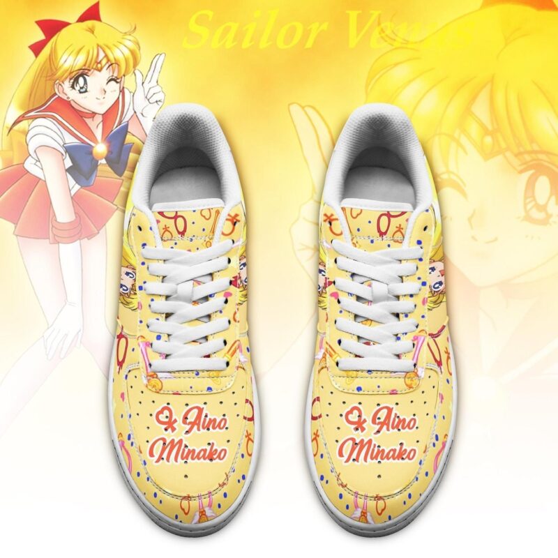 Sailor Venus Sneakers Sailor Moon Anime Shoes Fan Gift Air Force 1 Sneakers 1