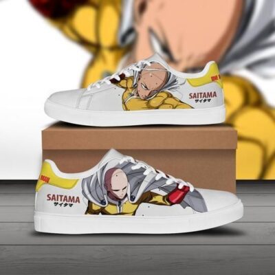 Saitama One Punch Man Low Top Leather Stan Smith Shoes SST1401