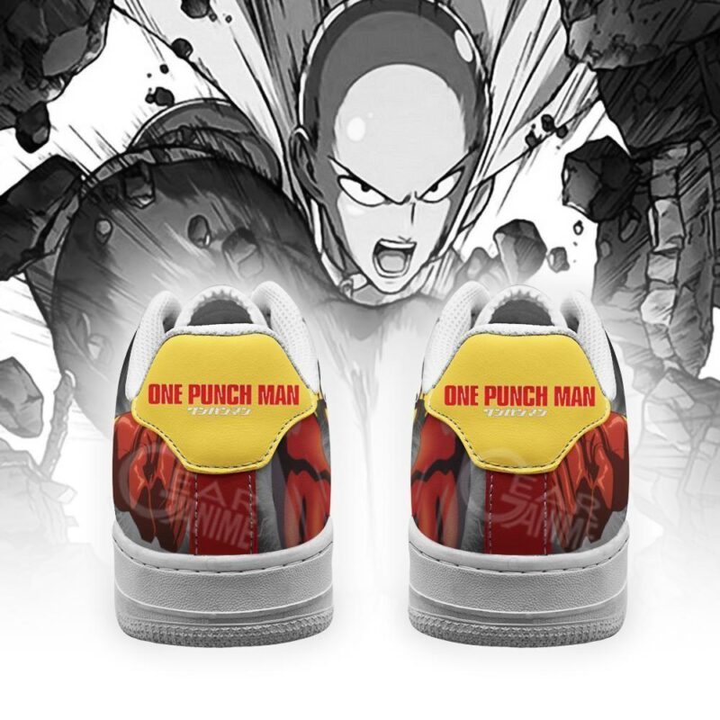 Saitama Sneakers One Punch Man Anime Custom Shoes Air Force 1 Sneakers 2
