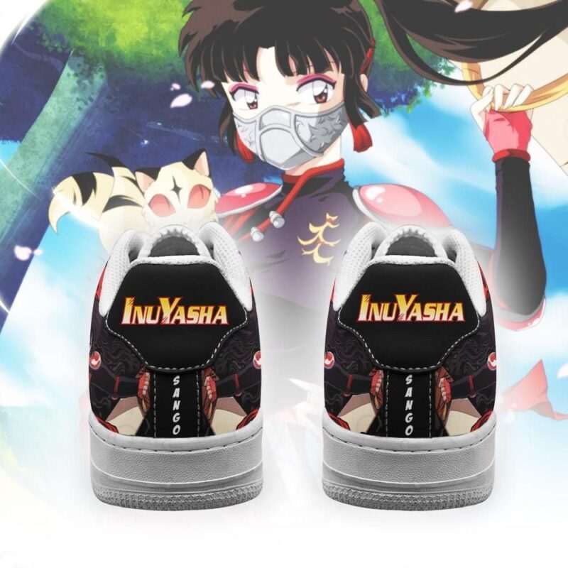 Sango Sneakers Inuyasha Anime Shoes Fan Gift Idea Air Force 1 Sneakers 2