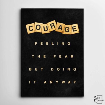 Scrabble Canvas Art - "Courage" Definition Pieces Quote Inspirational Framed Canvas Wall Art Poster Print 2 Scrabble Canvas Art Courage Definition Pieces Quote Inspirational Framed Canvas Wall Art Poster Print 2