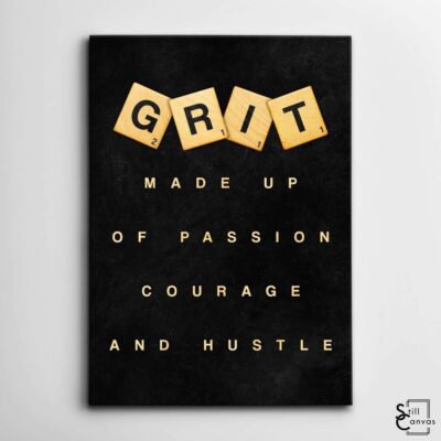 Scrabble Canvas Art - "Grit" Definition Pieces Quote Inspirational Framed Canvas Wall Art Poster Print 2 Scrabble Canvas Art Grit Definition Pieces Quote Inspirational Framed Canvas Wall Art Poster Print 2