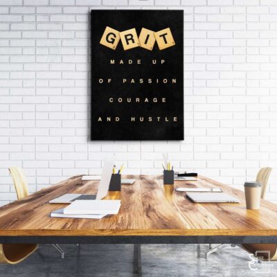 Scrabble Canvas Art - "Grit" Definition Pieces Quote Inspirational Framed Canvas Wall Art Poster Print 3 Scrabble Canvas Art Grit Definition Pieces Quote Inspirational Framed Canvas Wall Art Poster Print 3