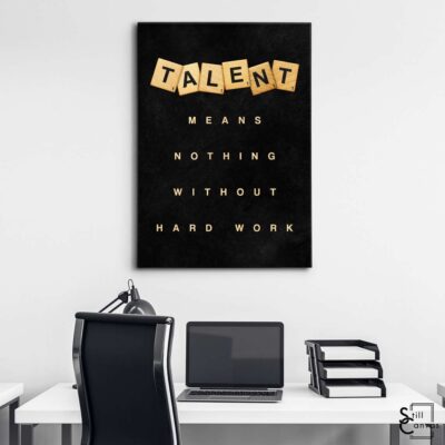 Scrabble Canvas Art - "Talent" Definition Pieces Quote Inspirational Framed Canvas Wall Art Poster Print 3 Scrabble Canvas Art Talent Definition Pieces Quote Inspirational Framed Canvas Wall Art Poster Print 3