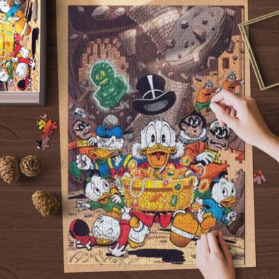 Scrooge McDuck Late Night Vandals Disney Cartoon Gifts Lover Jigsaw Puzzle Game,Scrooge McDuck Fan Gift, Scrooge McDuck Lover Gift 2 Scrooge McDuck Lover Gift