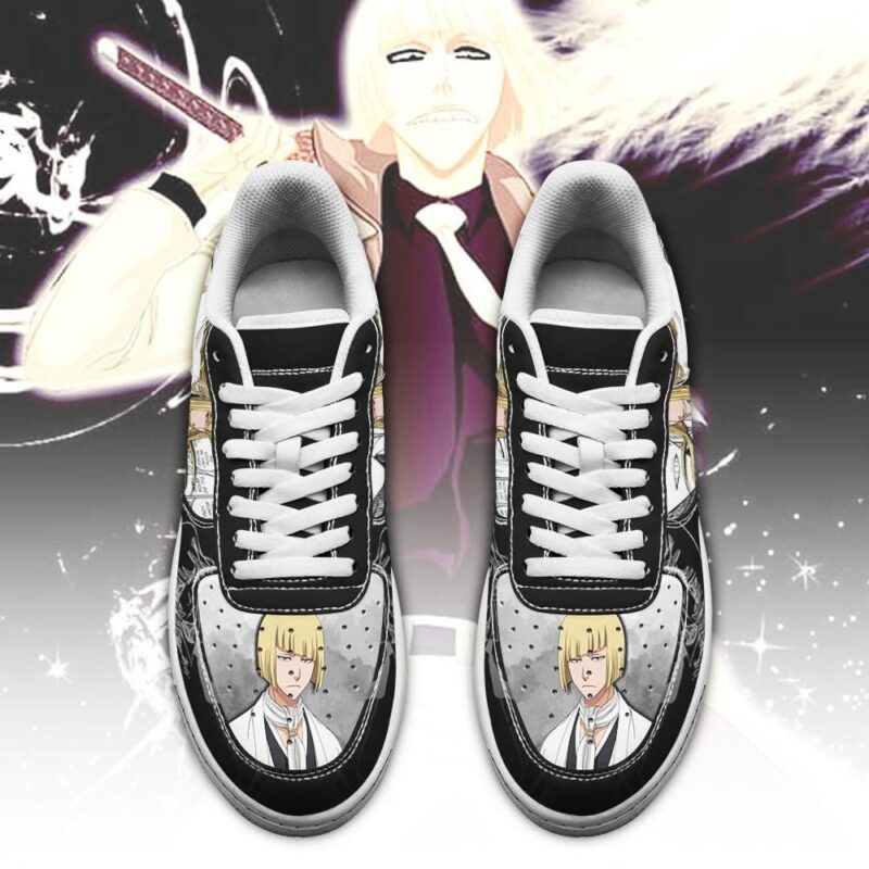 Shinji Hirako Sneakers Bleach Anime Shoes Fan Gift Idea Air Force 1 Sneakers 1