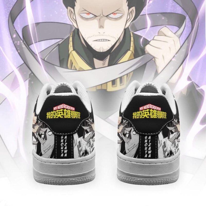 Shouta Aizawa Sneakers Custom My Hero Academia Anime Shoes Fan Gift Air Force 1 Sneakers 2
