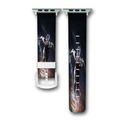 Silver Surfer Marvel Superheroes Custom Apple Watch Band Genuine Wrist Band Replacement