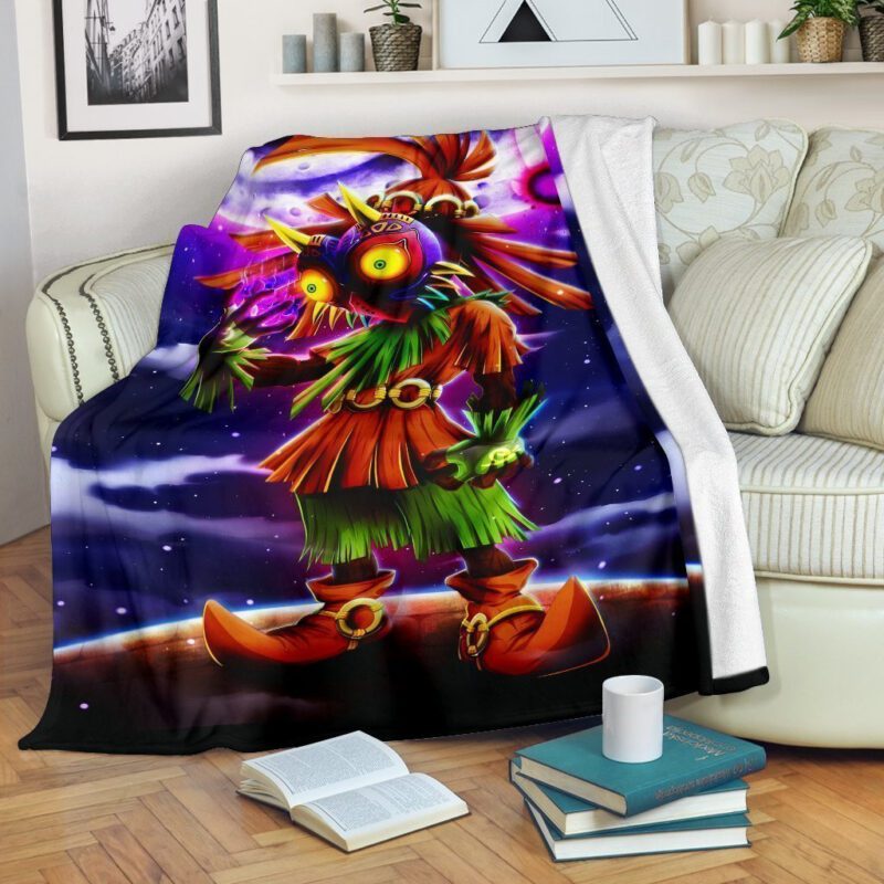 Skull Kid Majoras Mask Custom Blanket Legend Of Zelda Home Decoration