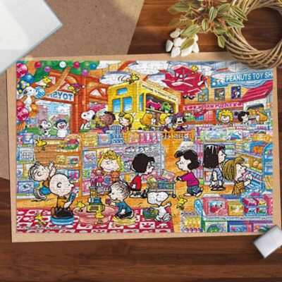 Snoopy Charlie Brown Peanuts ToyShop The Peanuts Cartoon 8 Gifts Lover Jigsaw Puzzle Game,Snoopy The Peanuts Fan Gift,Snoopy The Peanuts Lover Gift