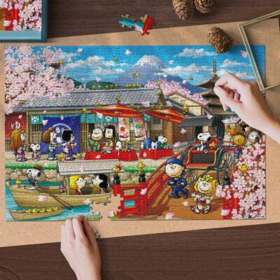 Snoopy Cherry Blossom Festival The Peanuts Cartoon 12 Gifts Lover Jigsaw Puzzle Game,Snoopy The Peanuts Fan Gift,Snoopy The Peanuts Lover Gift 2 Snoopy The Peanuts Lover Gift