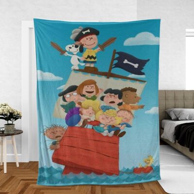 Snoopy Peanuts & Friends One Piece Fan Gift, Snoopy Peanuts & Friends Gift For Fan Comfy Sofa Throw Blanket Gift 1 Snoopy Peanuts & Friends Gift For Fan Comfy Sofa Throw Blanket Gift